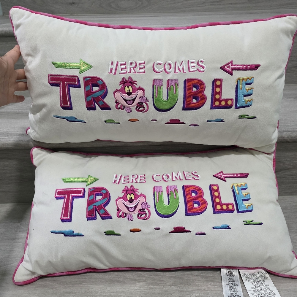 Disney Parks Throw Pillow Set Madly Mischevious